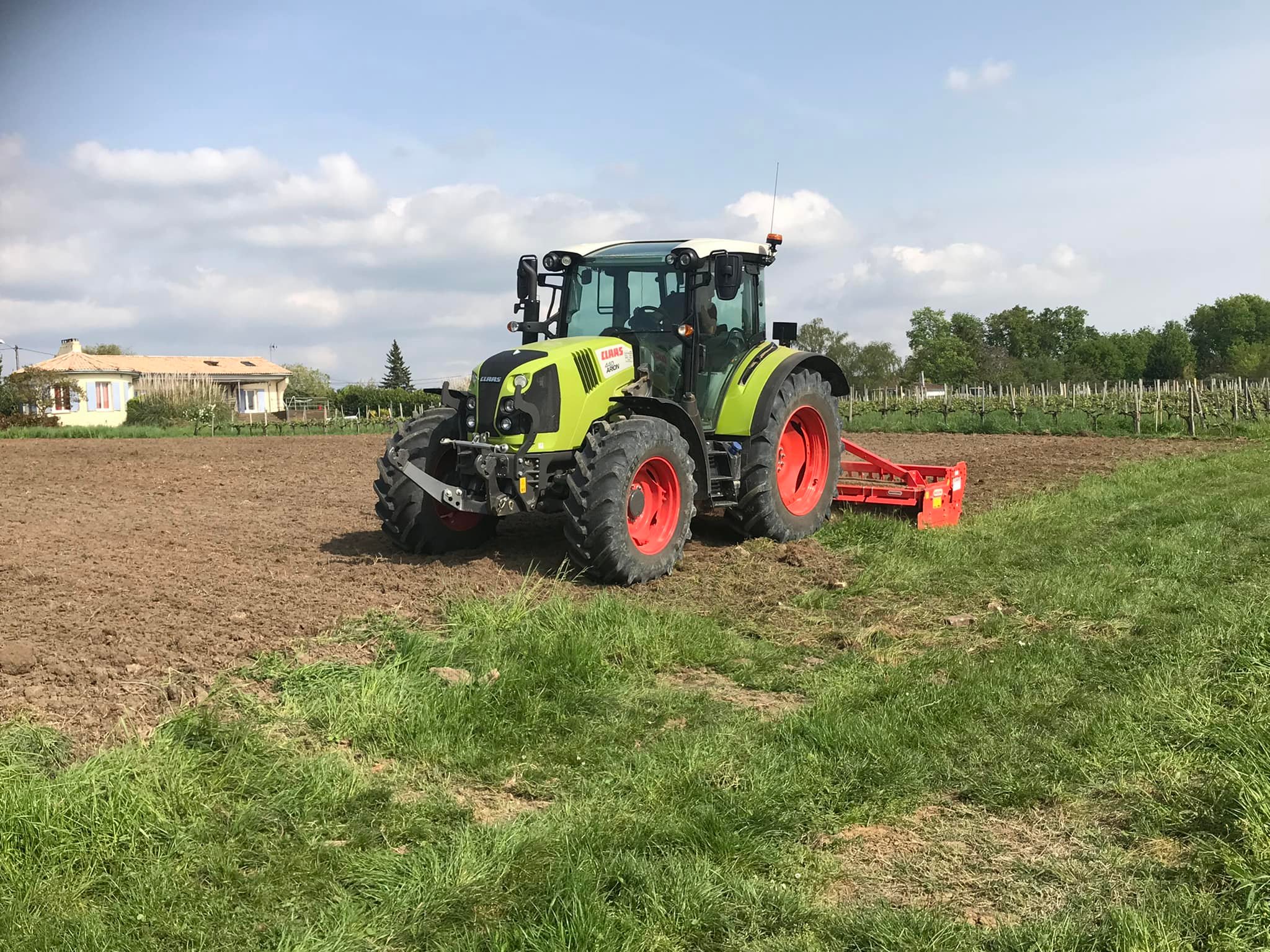 Entreprise de travaux agricoles Saint André de Cubzac et Ambarès - Arrachage de vignes